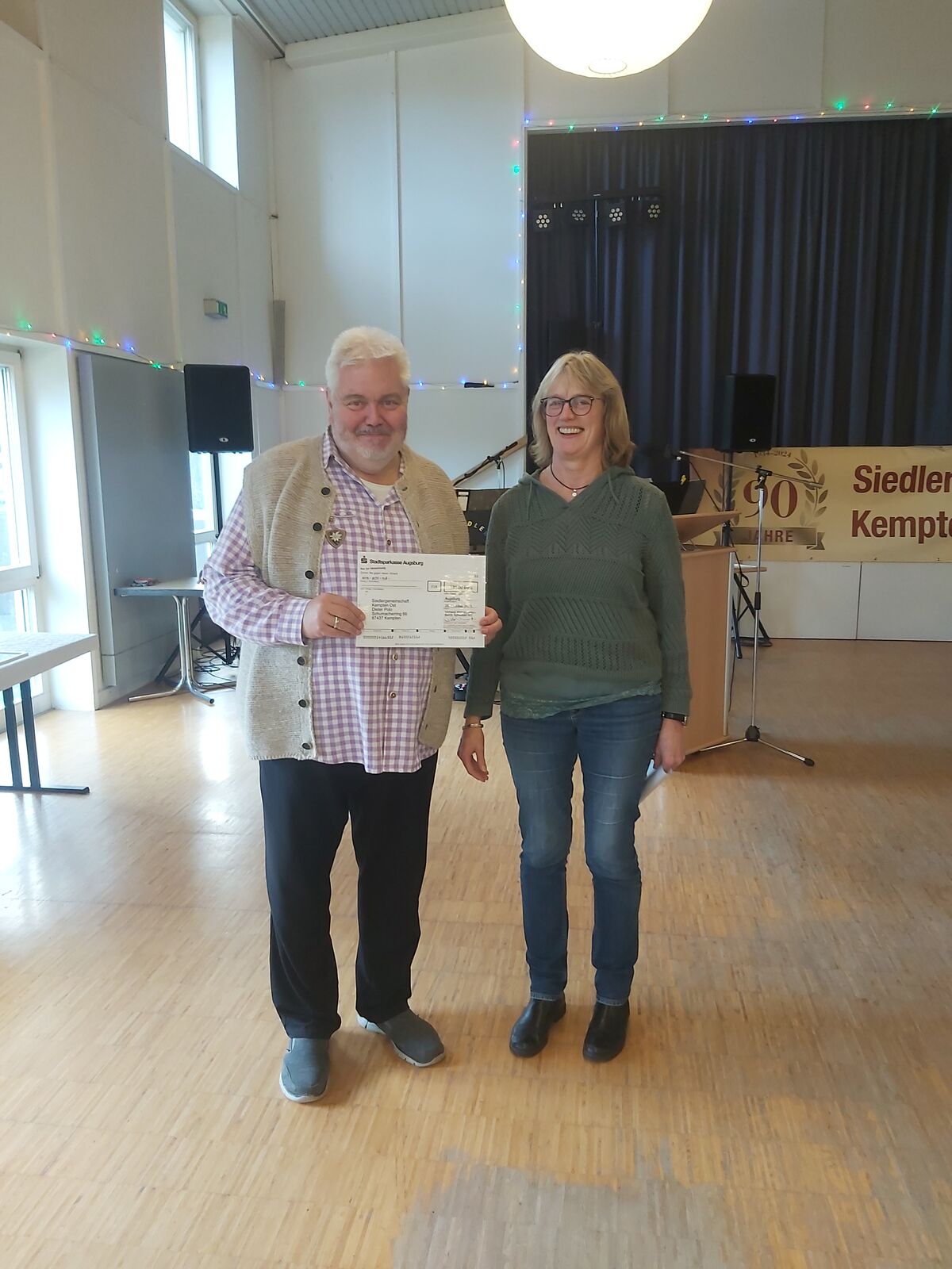 Dieter Polo mit Annegret Reil