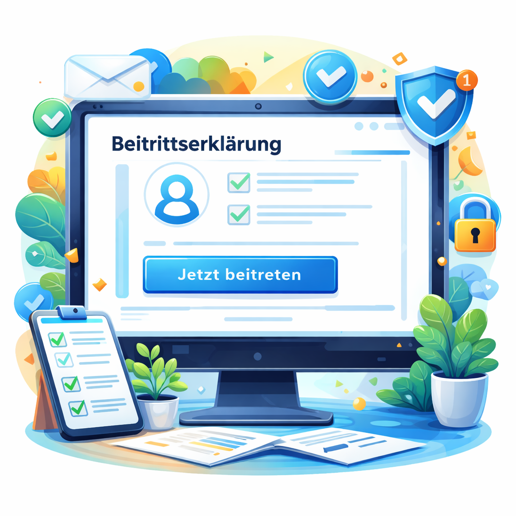 Online Beitritt
