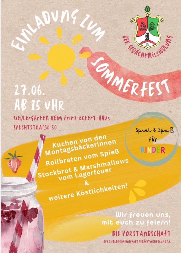 Sommerfest 2026