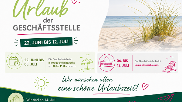 Themenbild: Geschäftsstelle geschlossen