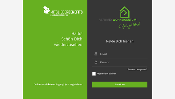 Themenbild: Registrierung Mitgliederbenefits