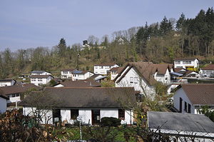 Themenbild: Siedlung in Kleinstadt