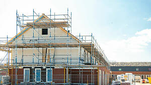 Baustelle Hausbau