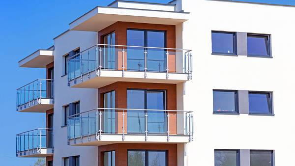 Themenbild: modernes Gebäude mit Wohnungen Themenbild: modernes Gebäude mit Wohnungen