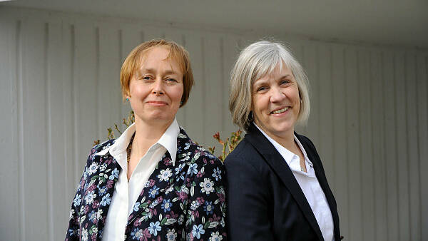 Themenbild: Presseteam: Anna Florenske und Katrin Ahmerkamp