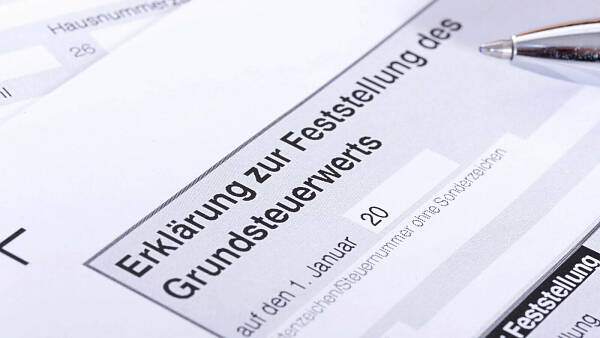 Themenbild: Grundsteuer-Formular