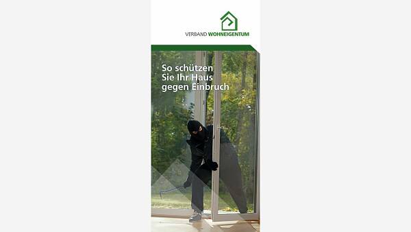 Themenbild: Cover Folder zum Einbruchschutz