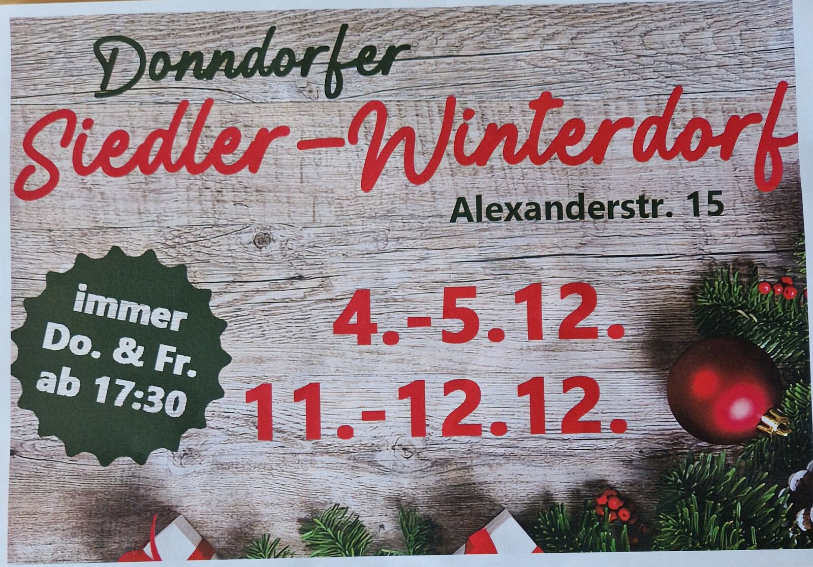 Siedler und Freunde treffen sich im Winterdorf 2025