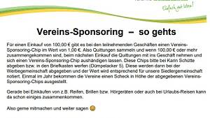 Sponsoring