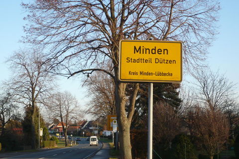 Lübbecker Straße im Herbst