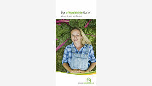 Junge Frau liegt entspannt im Gras . Titelbild Folder