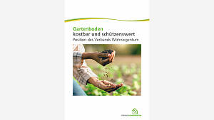 Titelbild der Broschüre zum Gartenboden