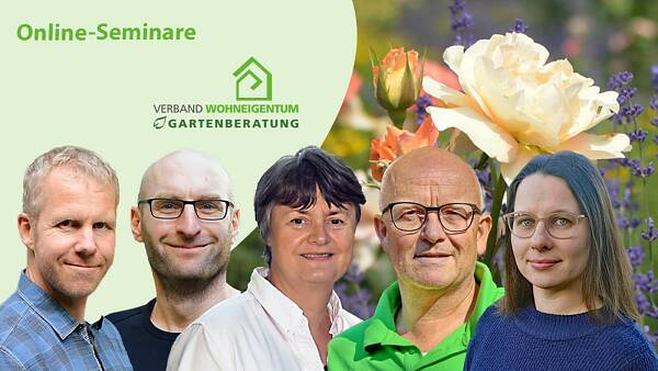 Themenbild: Die hauptberuflichen Gartenberater und Gartenberaterinnen des VWE Themenbild: Die hauptberuflichen Gartenberater und Gartenberaterinnen des VWE