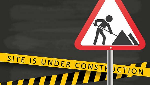 Themenbild: Baustellen-Schild Themenbild: Baustellen-Schild