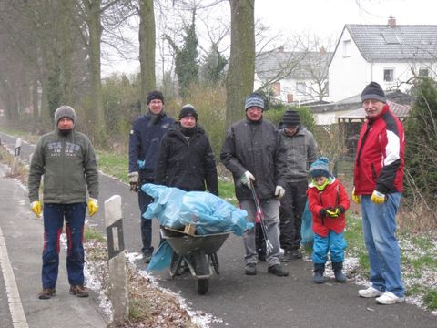 Herten putzt sich