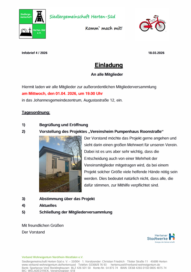 Mitgliederversammlung