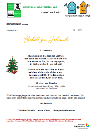 Weihnachtsgruss 2022