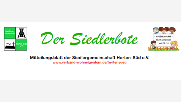 Themenbild: Der Siedlerbote Themenbild: Der Siedlerbote