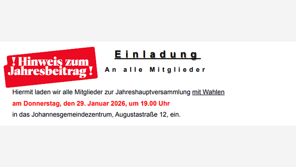 Themenbild: JHV 2026