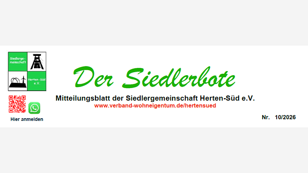 Themenbild: Siedlerbote 10/26
