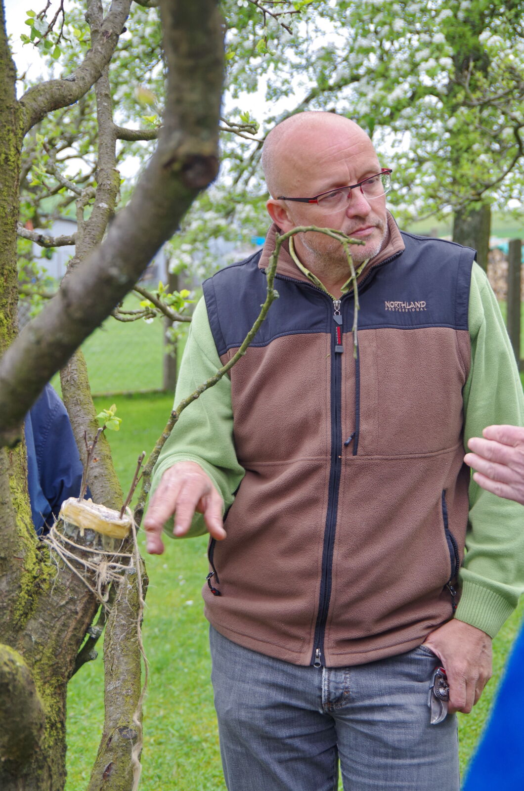 Martin Breidbach beim Schnittkurs