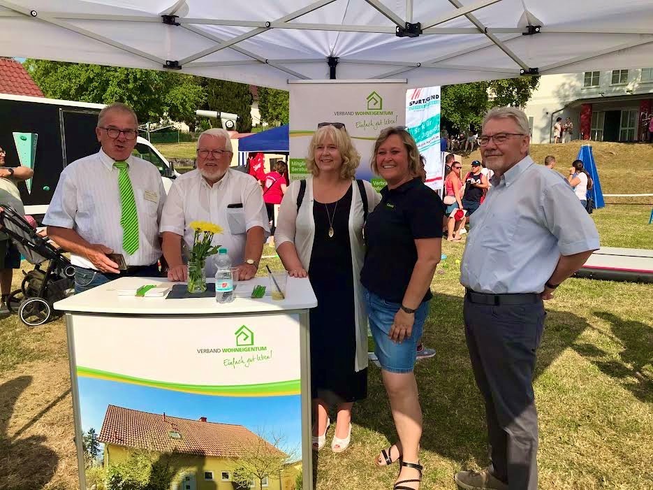 Info-Stand des VWE auf der 700-Jahr-Feier