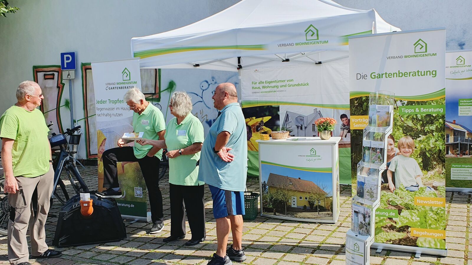 Infostand des VWE Immenhausen auf der 900-Jahr-Feier