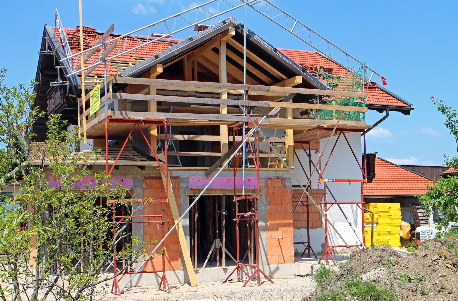 Haus im Bau