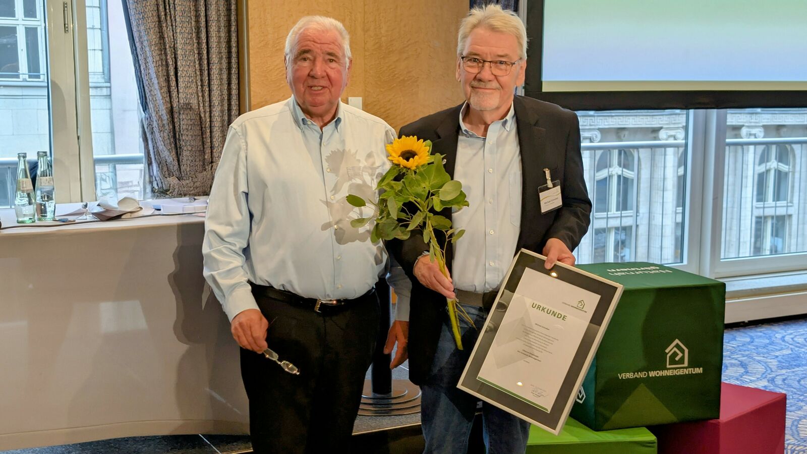 Michael Schreiber (li) und Peter Wegner (re)
