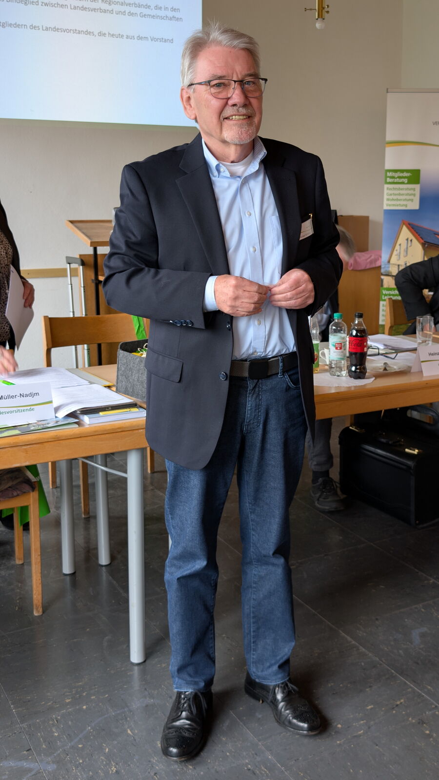 Michael Schreiber blickt auf seine Verbandsarbeit zurück.