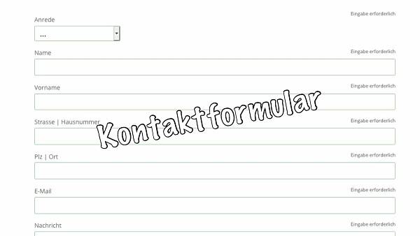 Themenbild: Kontaktformular