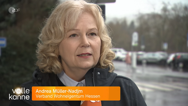 Themenbild: Andrea Müller Nadjm im Interview mit dem ZDF