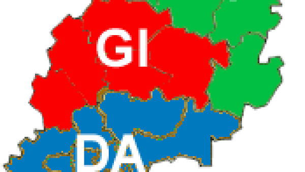 Themenbild: Regierungsbezirke Hessen