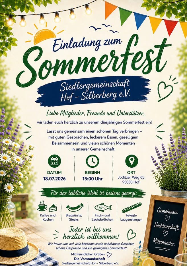 Flyer Sommerfest