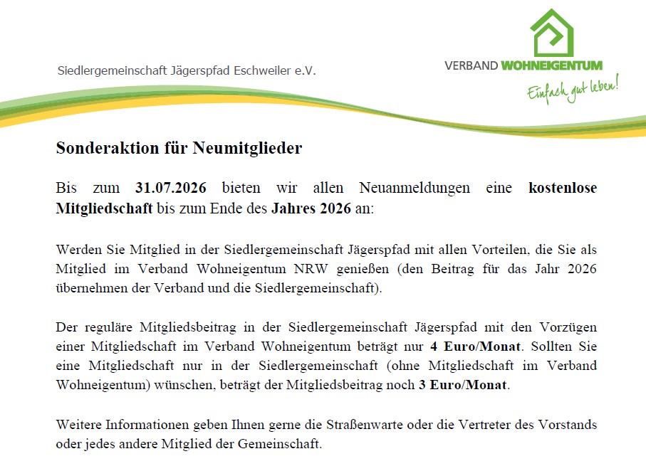 Mitgliederwerbung