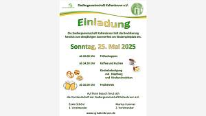 Einladung Sommerfest 2025