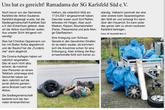 Artikel aus Journal K vom 23.06.2021