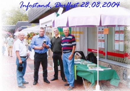 Infostand, Dorffest 28.08.2004