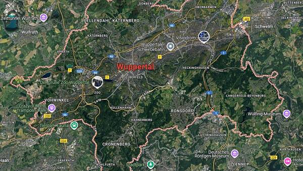 Themenbild: Bild Wuppertal Stadtgrenze Themenbild: Bild Wuppertal Stadtgrenze