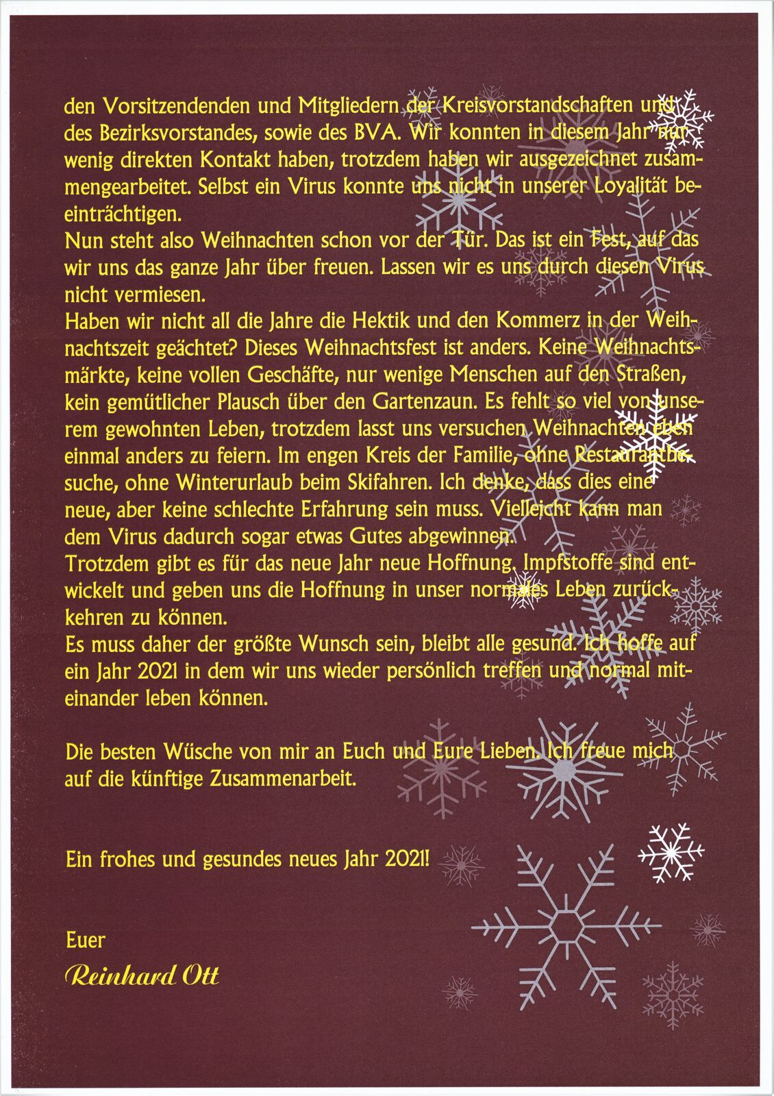 Weihnachtsgruß 2020 Seite 2