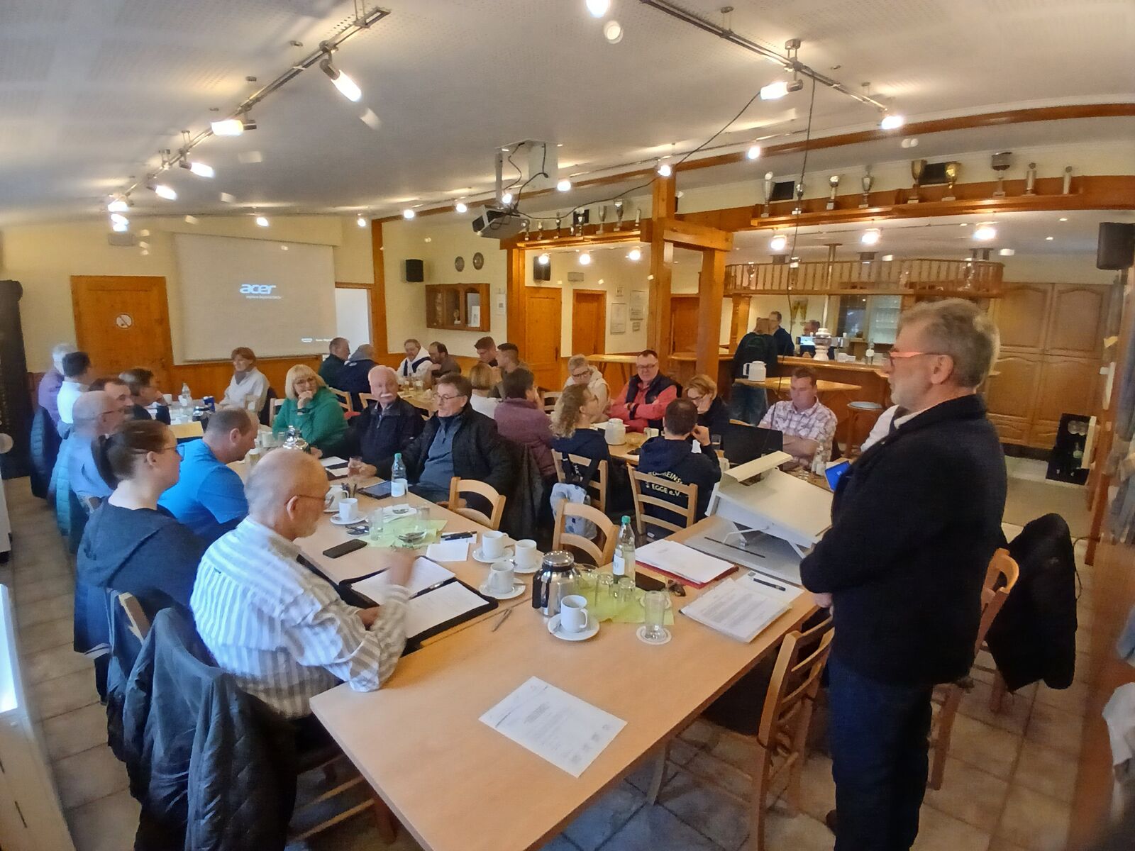 Begrüßung durch den ersten Vorsitzenden Udo Senft