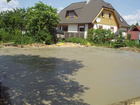 Viel Beton ist verarbeitet.
