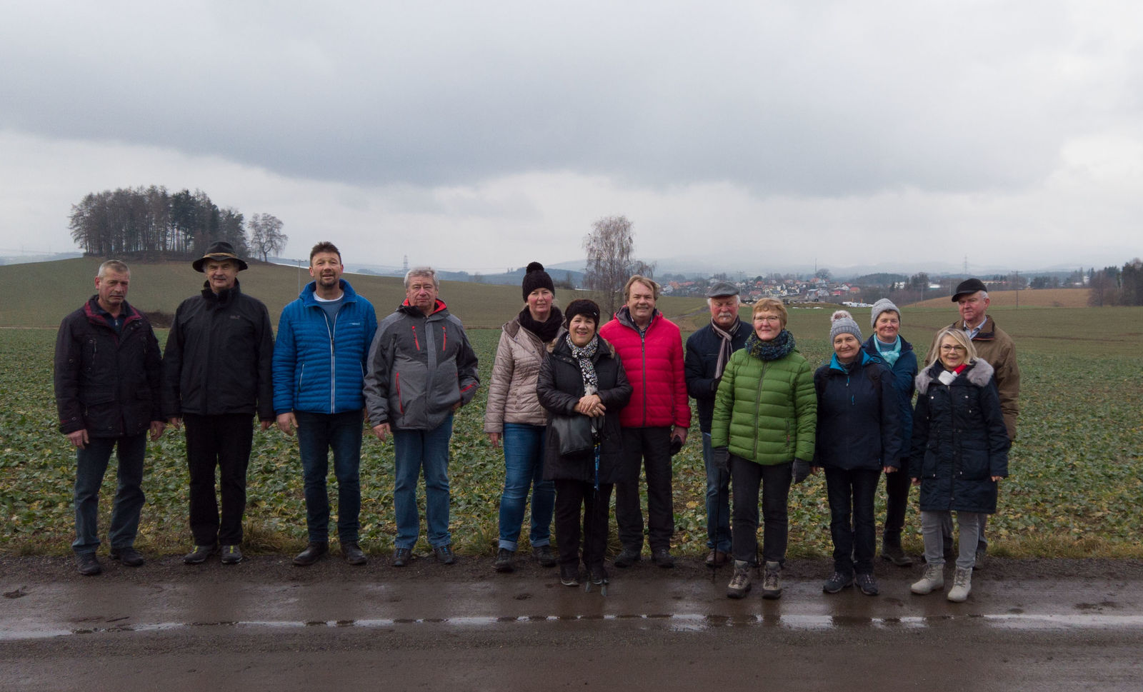 Gruppenfoto Winderwanderung