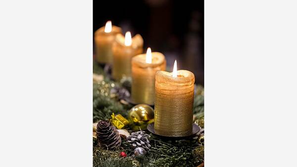 Themenbild: Adventskranz