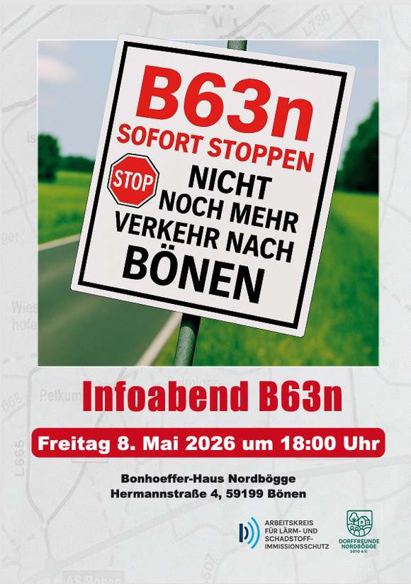Infoabend B63n am 08. Mai um 18 Uhr