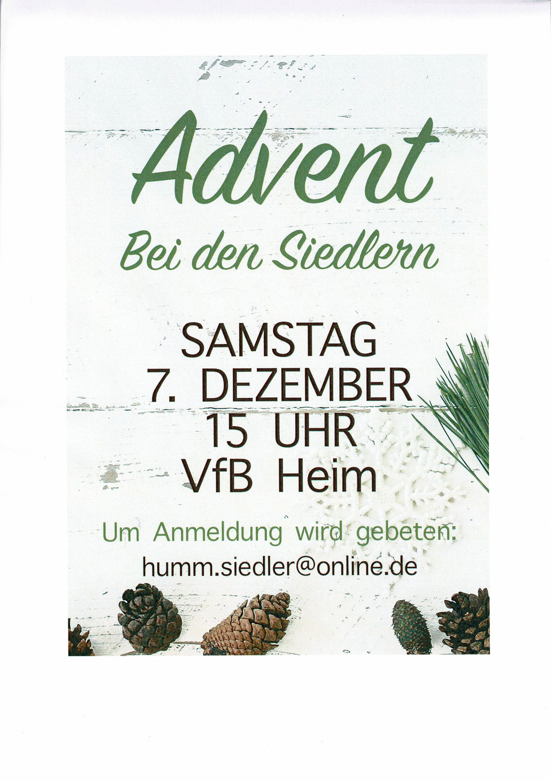 Adventsfeier 2024