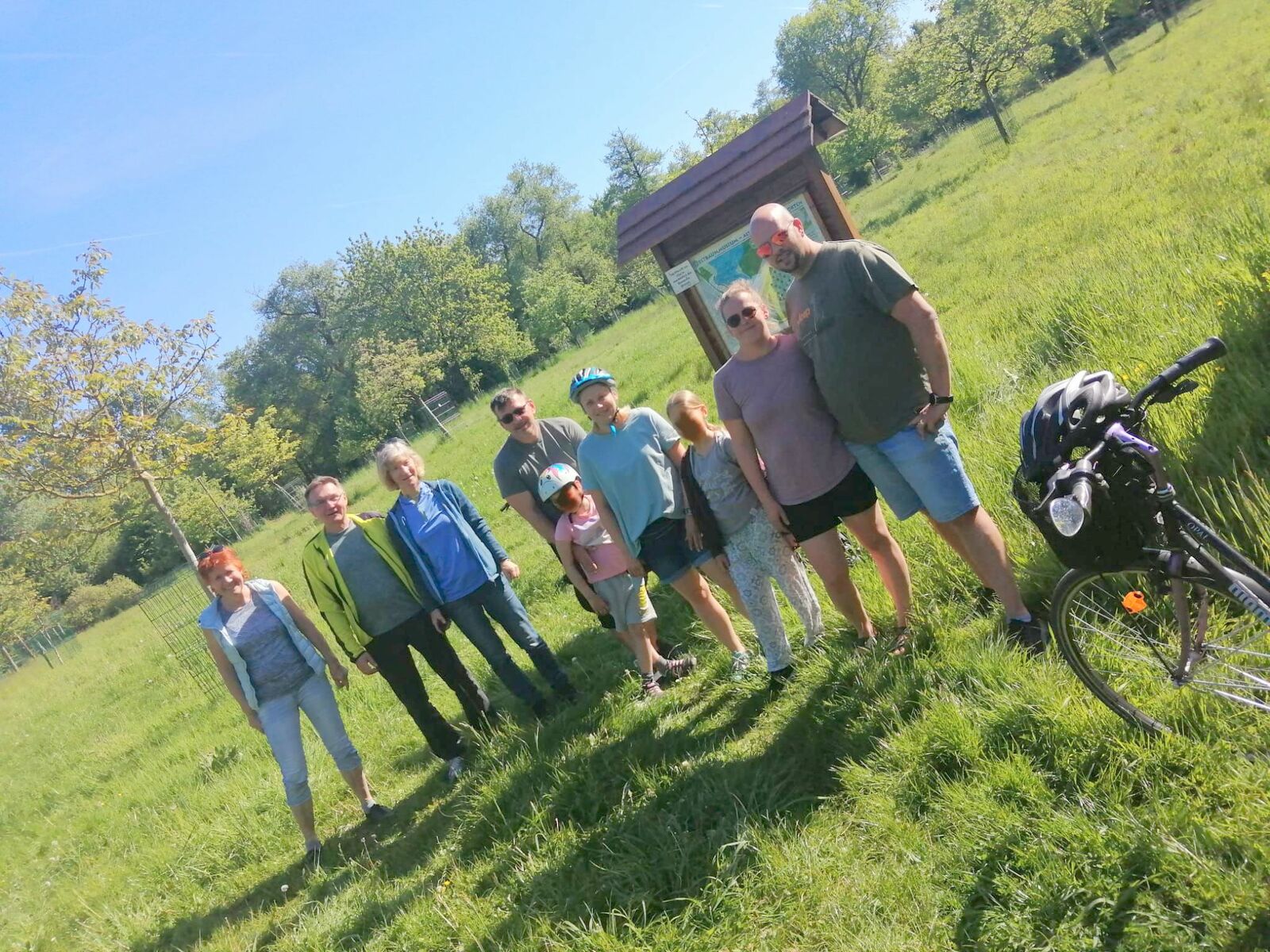 Auf der Radtour