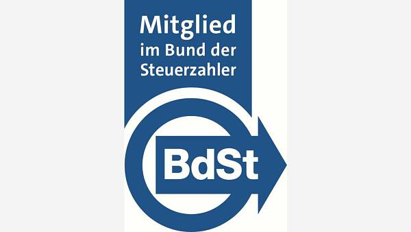 Themenbild: Logo blau weiß