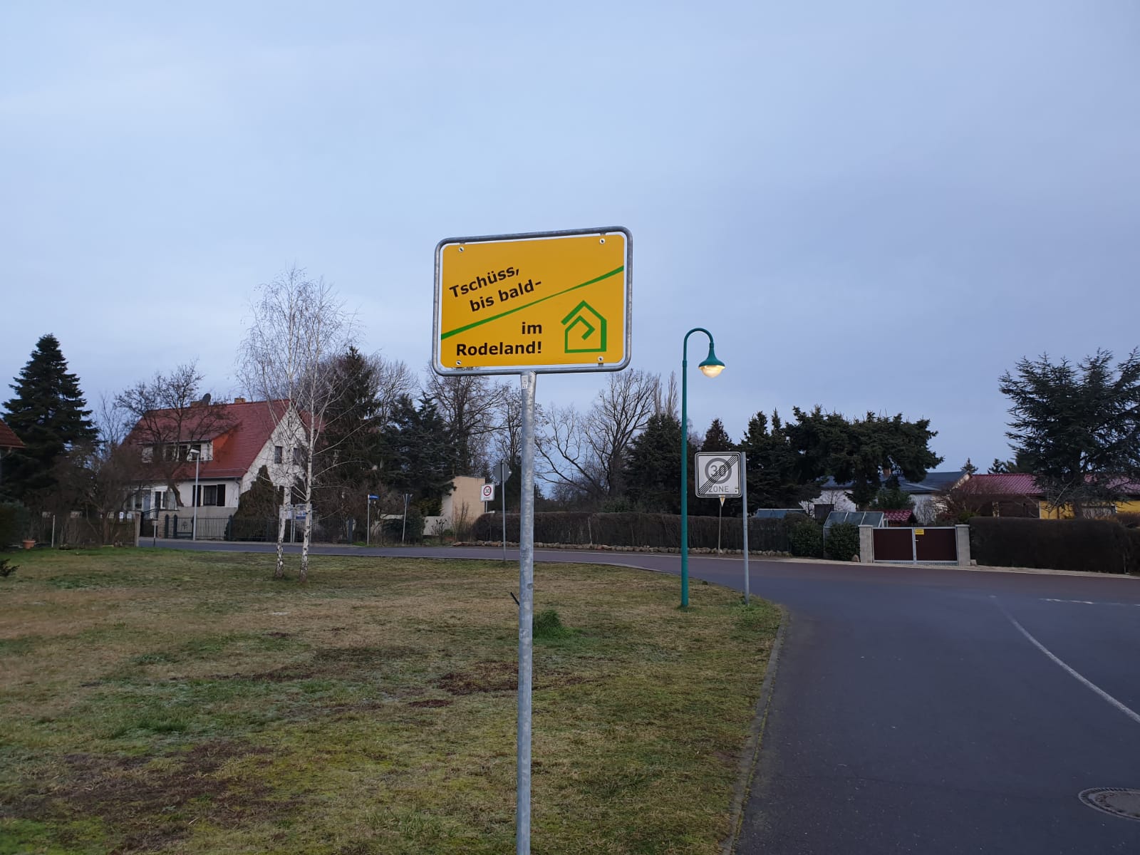 Siedlungsausfahrt