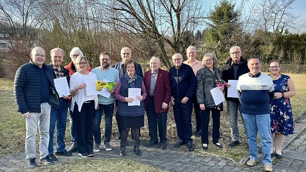 Themenbild: Gruppenbild Jubilare